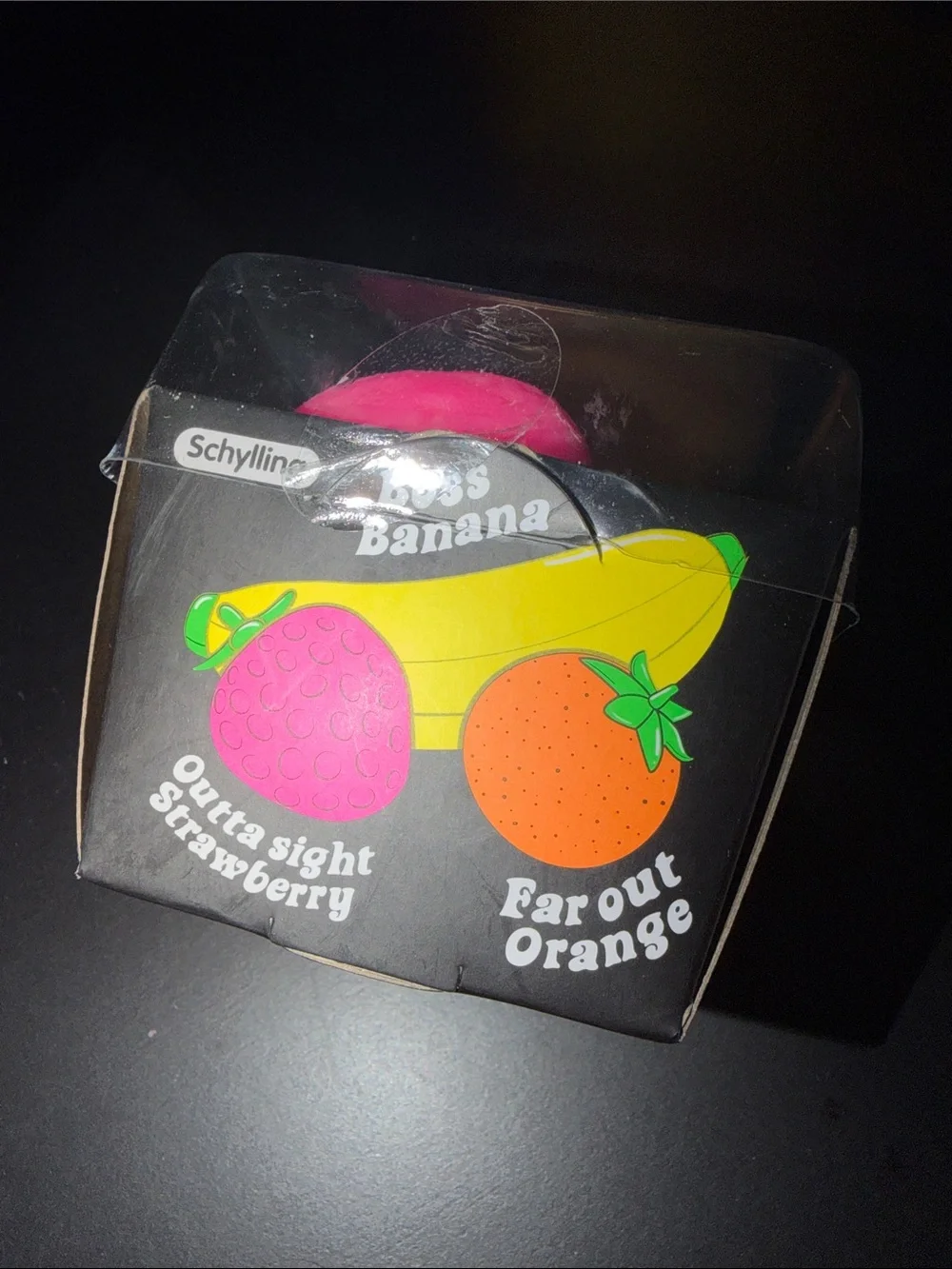 Groovy Ned Doh Fruit Toy Set - Schylling - Pink & Orange